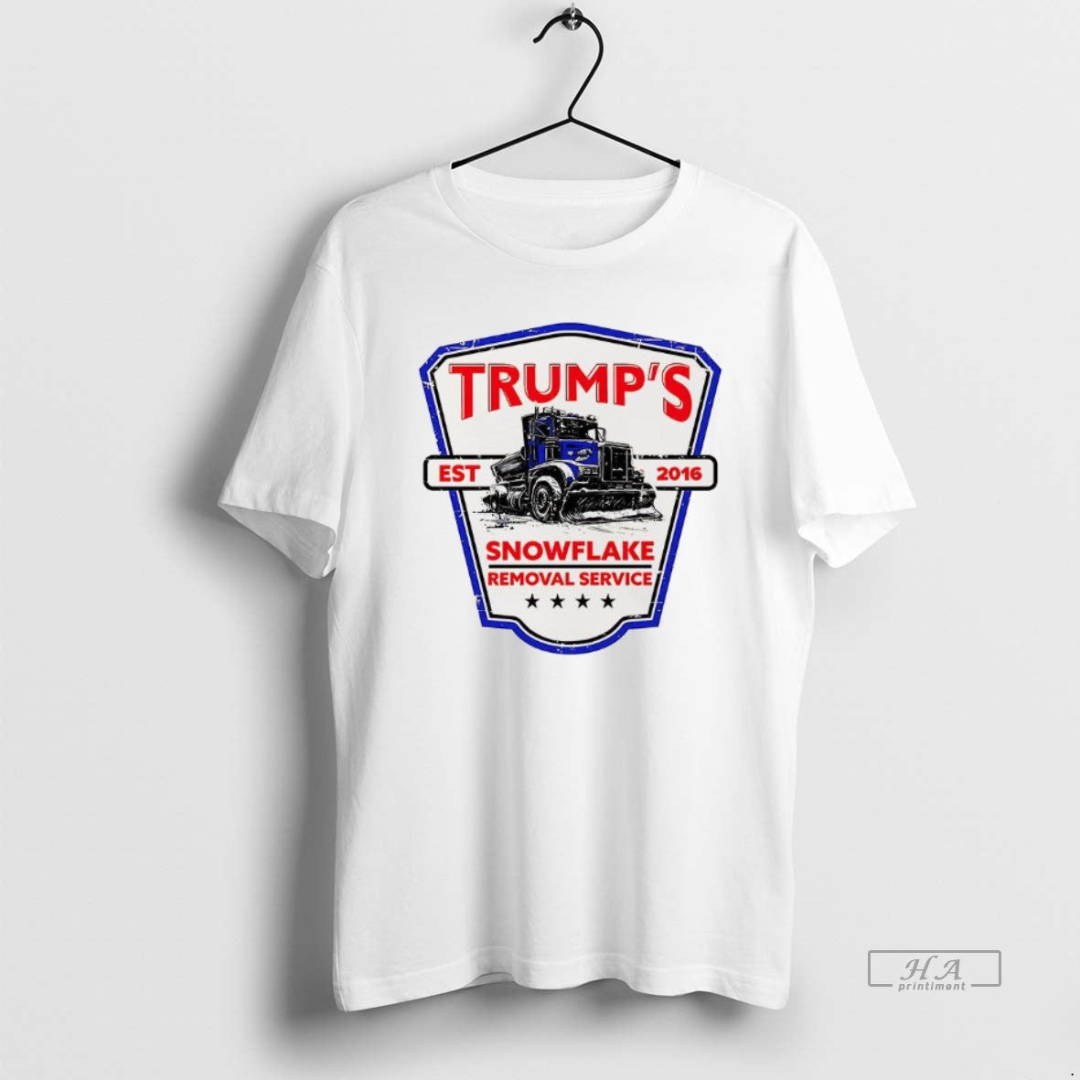 Trendy Trumps Snowflake Removal Service Est 2016 - Adult & Kids T-Shirts, Sweatshirts & Hoodies apparel design preview 1