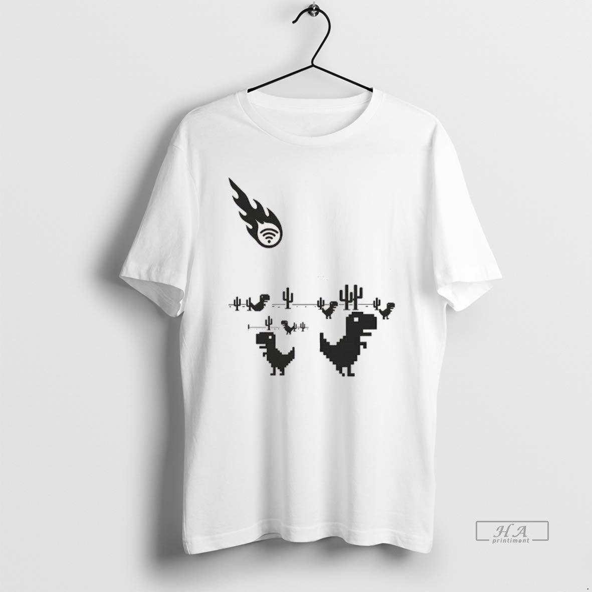 Trendy Wifi Meteor Extinction - Adult & Kids T-Shirts, Sweatshirts & Hoodies apparel design preview 1