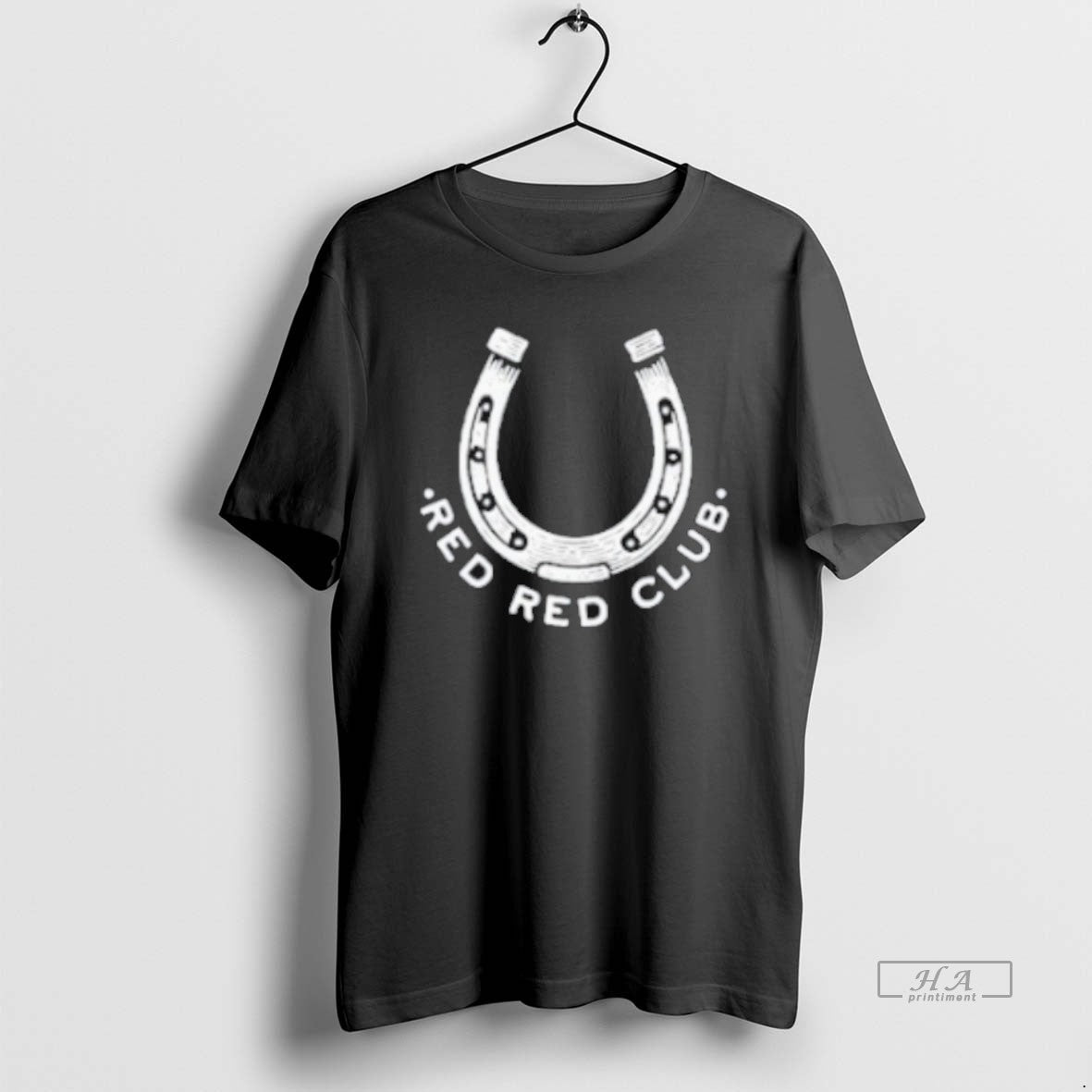 Trendy Red Rum Club Horseshoe 2025 - Adult & Kids T-Shirts, Sweatshirts & Hoodies apparel design preview 1