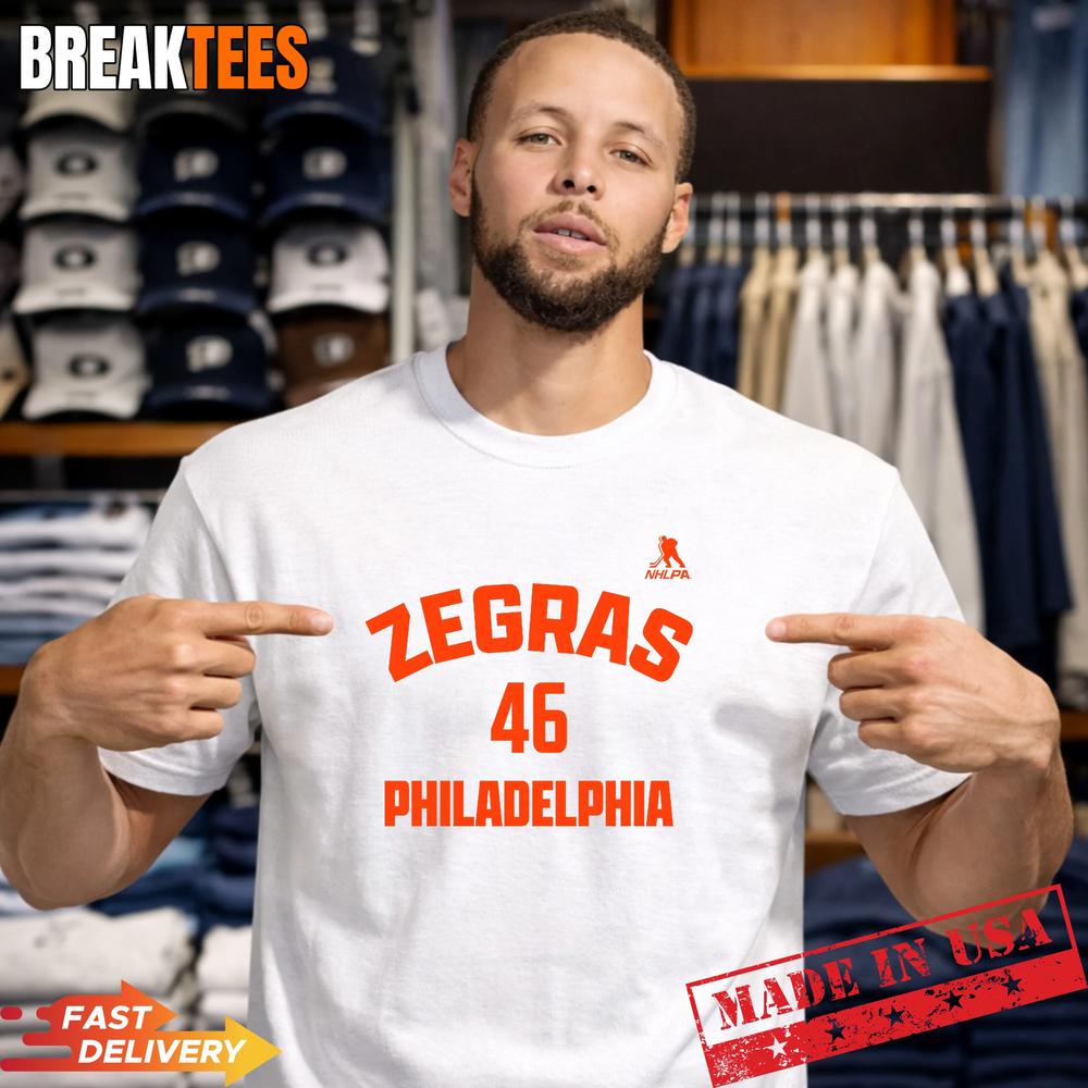 Trevor Zegras Name and Number Philadelphia Hockey - Adult & Kids T-Shirts, Sweatshirts & Hoodies apparel design preview 1