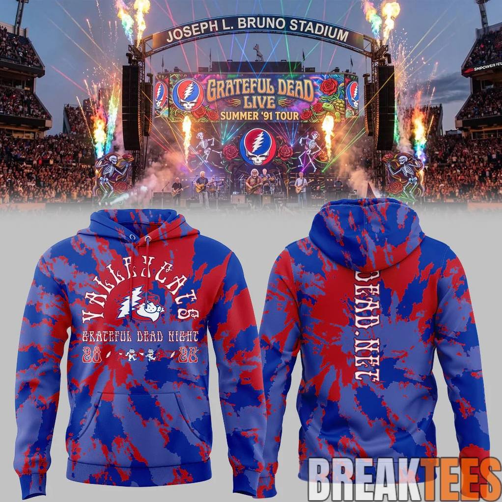 Tri City ValleyCats x Grateful Dead 2026 - Adult & Kids T-Shirts, Sweatshirts & Hoodies apparel design preview 1
