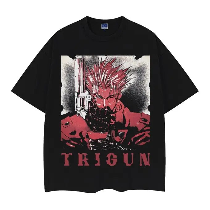 Trigun "Vash Stampede" Heavyweight Vintage 100% - Adult & Kids T-Shirts, Sweatshirts & Hoodies apparel design preview 1