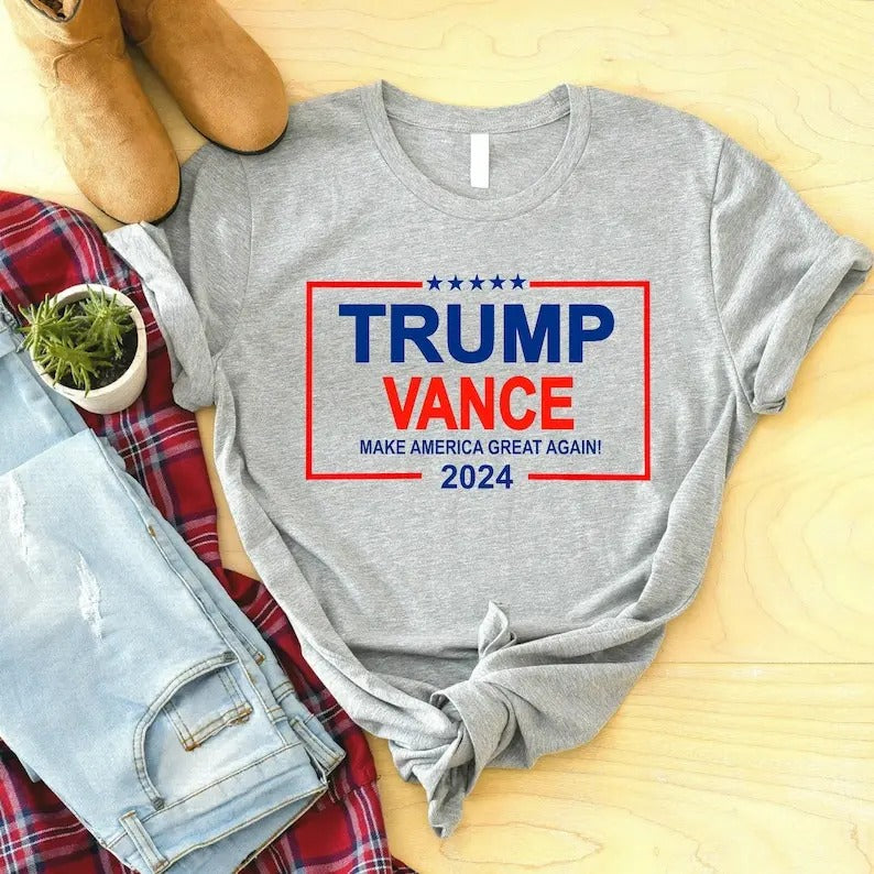 Trum Vance 2024 Vice President JD VP 24 Fight Donald - Adult & Kids T-Shirts, Sweatshirts & Hoodies apparel design preview 1