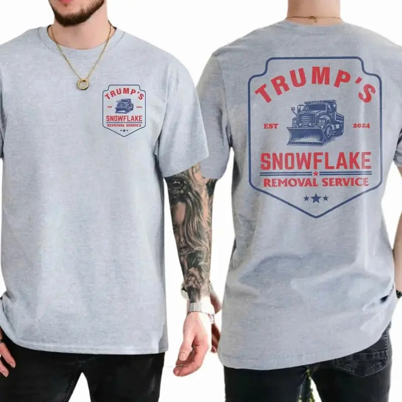 Trummm EST 2025 Snowflake Removal Service Full Color - Adult & Kids T-Shirts, Sweatshirts & Hoodies apparel design preview 1