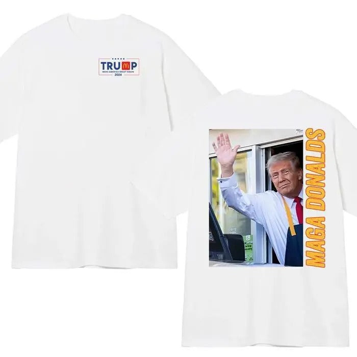 Trummp Mcdonalds Maga Donald'S Lovin' Trump Fast Food - Adult & Kids T-Shirts, Sweatshirts & Hoodies apparel design preview 1