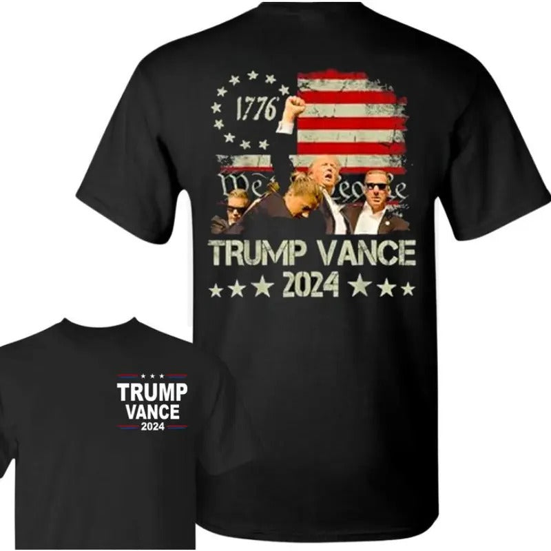 Trummp Vance Outlaw Hillbilly You Missed American - Adult & Kids T-Shirts, Sweatshirts & Hoodies apparel design preview 1