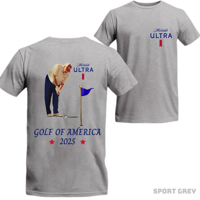 Trummpp Michelob Ultra Golf America 2025 Fun - Adult & Kids T-Shirts, Sweatshirts & Hoodies apparel design preview 1