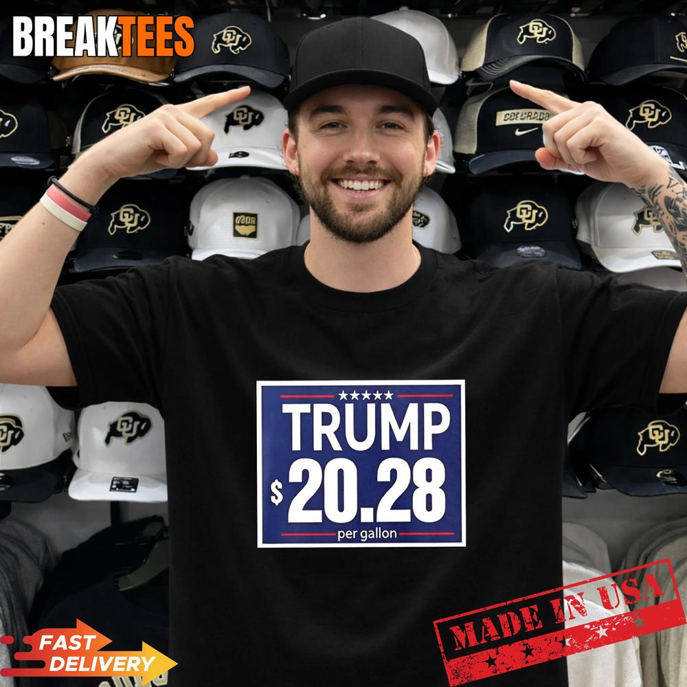 Trump 20 28 Per Gallon Funny Gas Prices Political - Adult & Kids T-Shirts, Sweatshirts & Hoodies apparel design preview 1