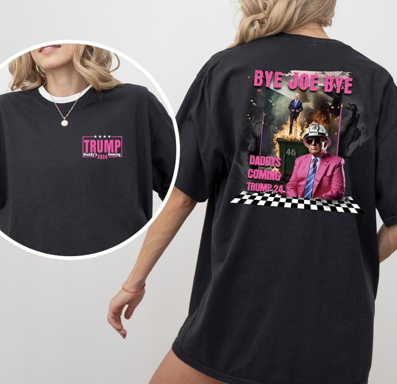 Trump 2024 Casual Cotton - Adult & Kids T-Shirts, Sweatshirts & Hoodies apparel design preview 1
