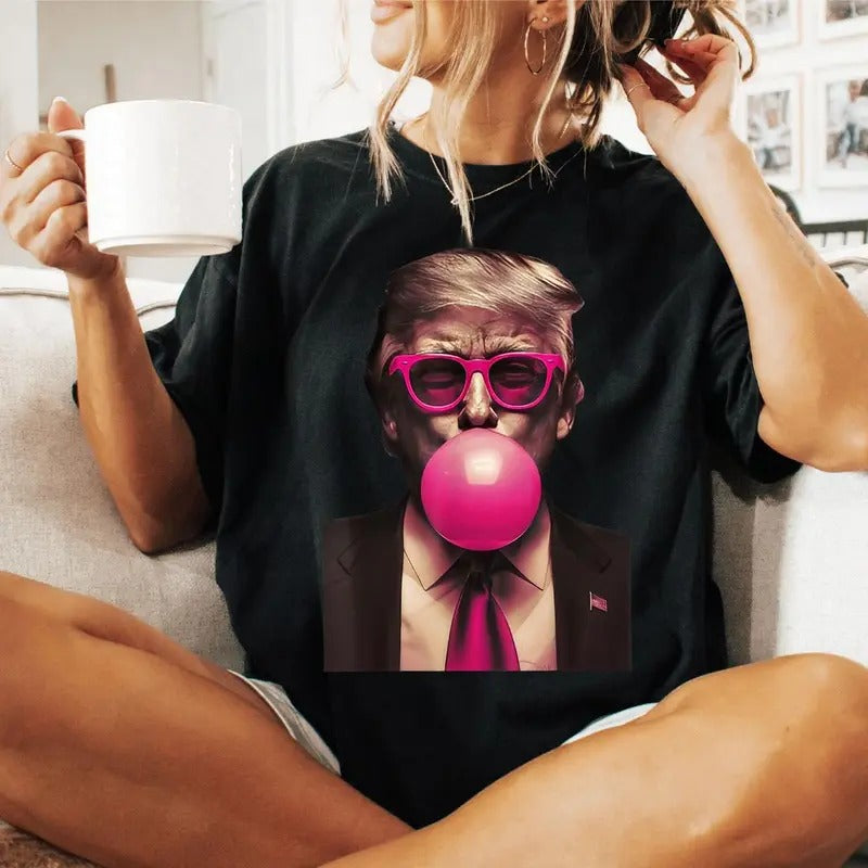 Trump Bubble Gum Donal. Tr President Republican All - Adult & Kids T-Shirts, Sweatshirts & Hoodies apparel design preview 1