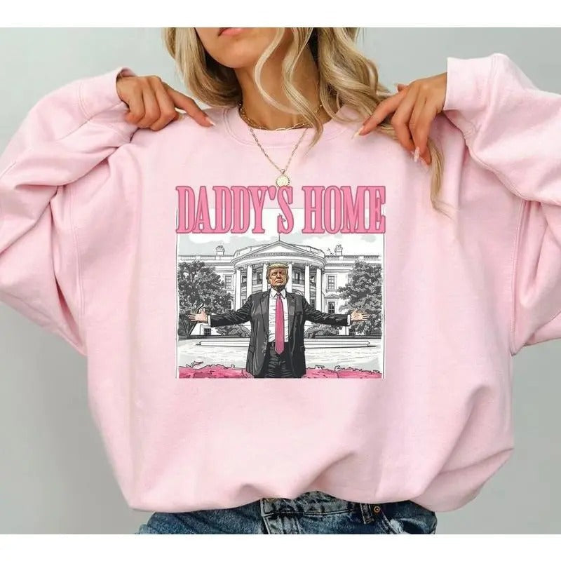 Trump Daddy Home - Adult & Kids T-Shirts, Sweatshirts & Hoodies apparel design preview 1