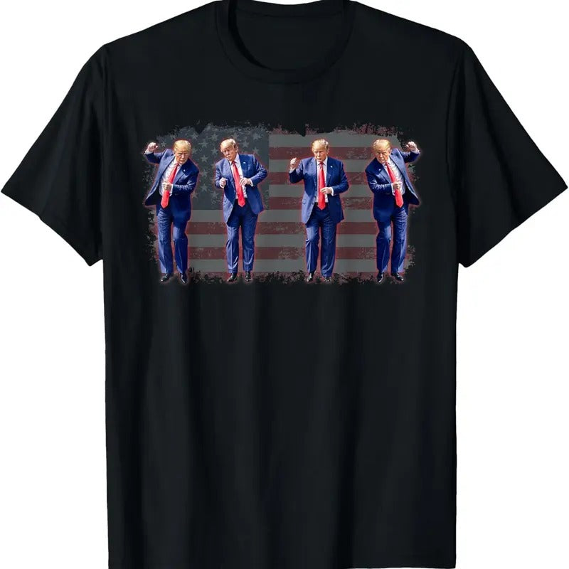 Trump Dance Save America 2024 45 47 Funny - Adult & Kids T-Shirts, Sweatshirts & Hoodies apparel design preview 1