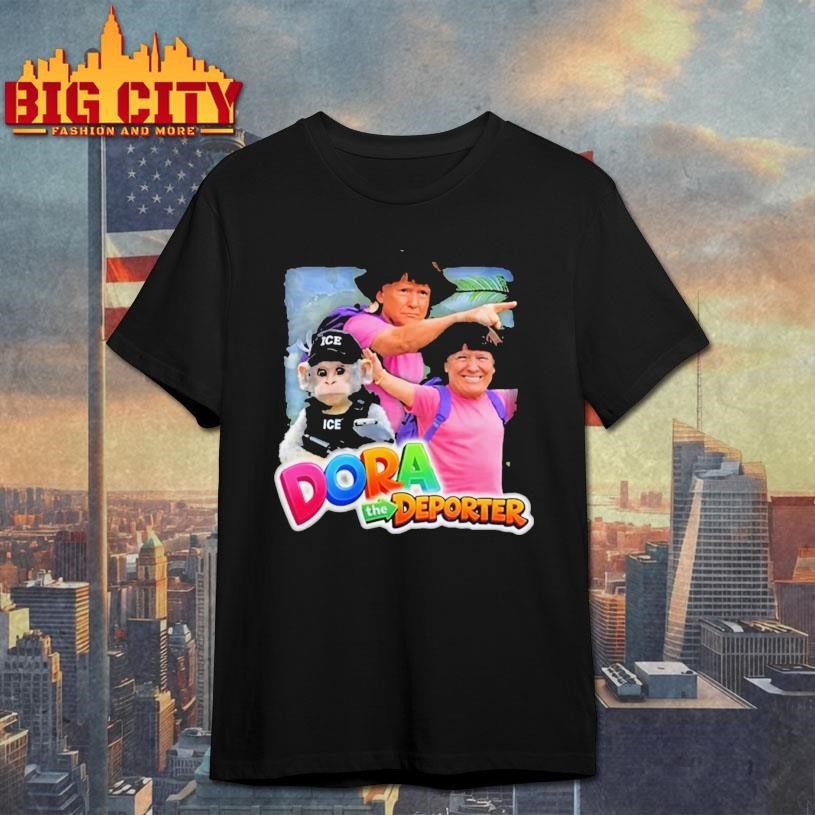 Trump Dora The Explorer - Adult & Kids T-Shirts, Sweatshirts & Hoodies apparel design preview 1