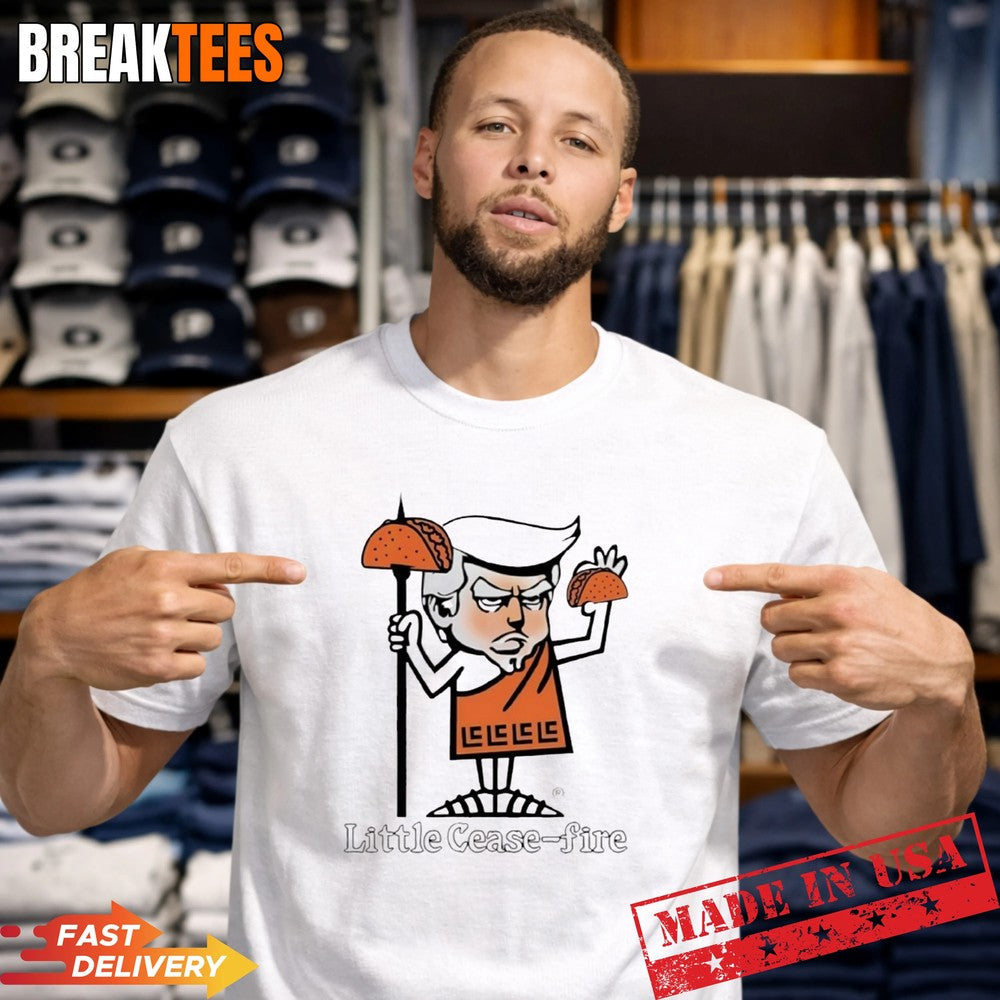 Trump Taco little cease fire - Adult & Kids T-Shirts, Sweatshirts & Hoodies apparel design preview 1