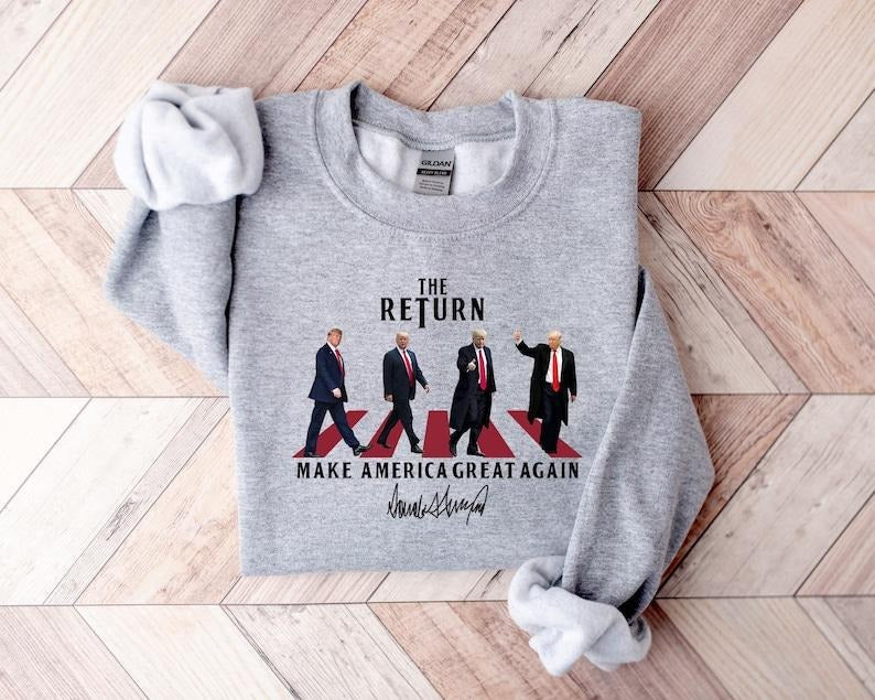 Trump Return Make America Great Again Pro Republican - Adult & Kids T-Shirts, Sweatshirts & Hoodies apparel design preview 1