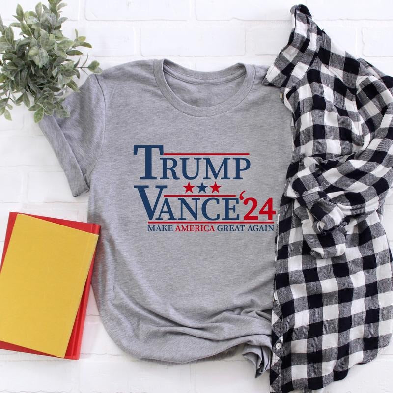 Trump Vance President Matching Supporter Political - Adult & Kids T-Shirts, Sweatshirts & Hoodies apparel design preview 1