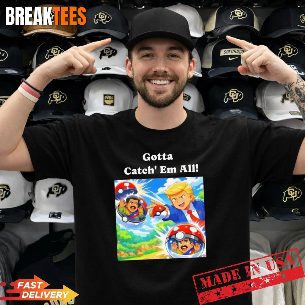 Trump vs Maduro Venezuela Politics Humor - Adult & Kids T-Shirts, Sweatshirts & Hoodies apparel design preview 1