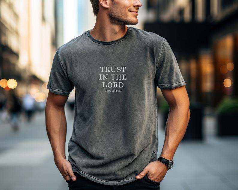 Trust Lord Christian Bible Verse - Adult & Kids T-Shirts, Sweatshirts & Hoodies apparel design preview 1