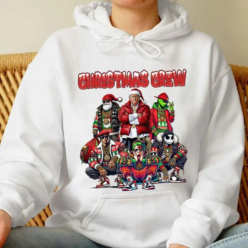 Truump Crew Movies Xmas Trummp - Adult & Kids T-Shirts, Sweatshirts & Hoodies apparel design preview 1