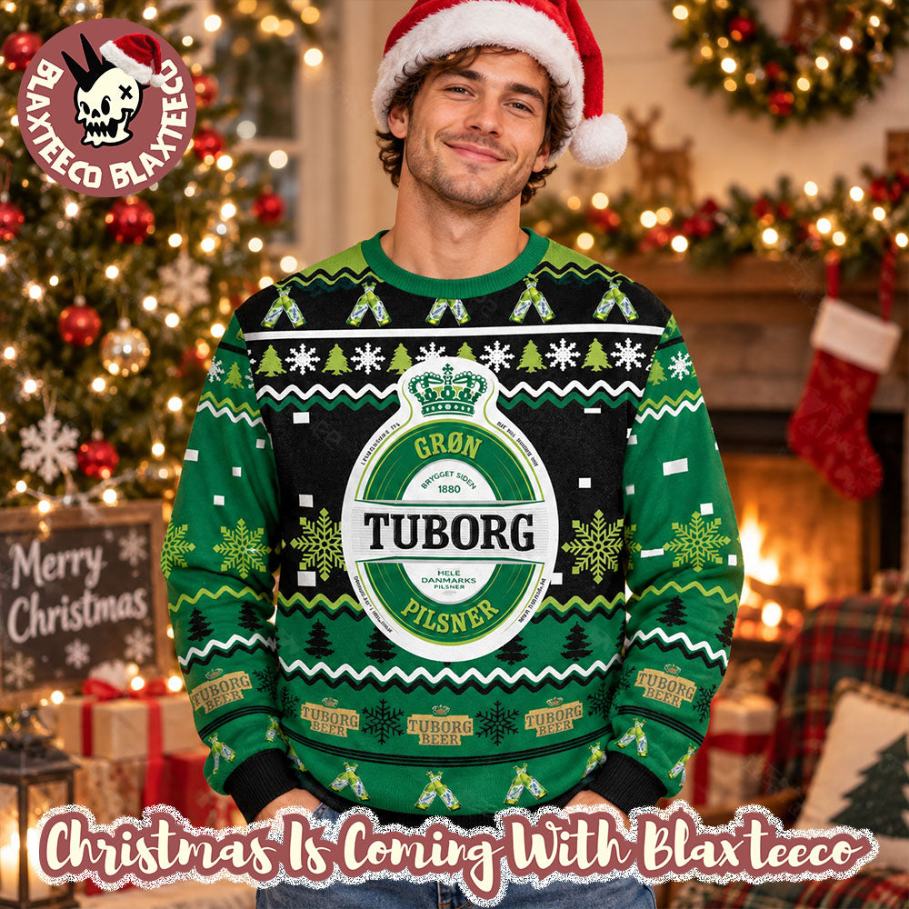 Tuborg Beer Ugly Christmas Sweater - Holiday Gift product image