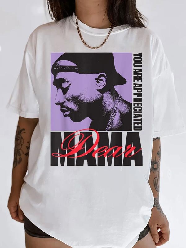 Tupac Dear Mama Vintage Shakur 2Pac 90s Bootleg Hip - Adult & Kids T-Shirts, Sweatshirts & Hoodies apparel design preview 1