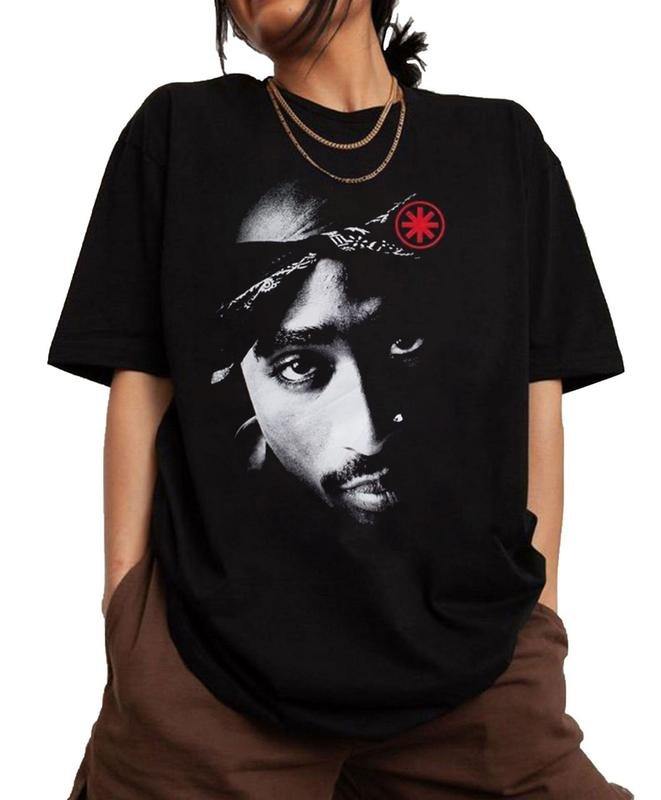 Tupac 2Pac 90s Vintage Bootleg Hip Hop Rapper - Adult & Kids T-Shirts, Sweatshirts & Hoodies apparel design preview 1