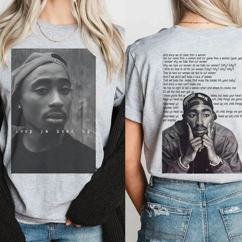 Tupac Lyric Vintage Shakur 2Pac 90s Rapper Hip Hop - Adult & Kids T-Shirts, Sweatshirts & Hoodies apparel design preview 1