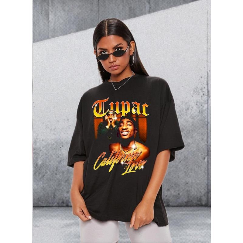 Tupac SVG Tupa Bootleg Vintage Comfort Cotton - Adult & Kids T-Shirts, Sweatshirts & Hoodies apparel design preview 1