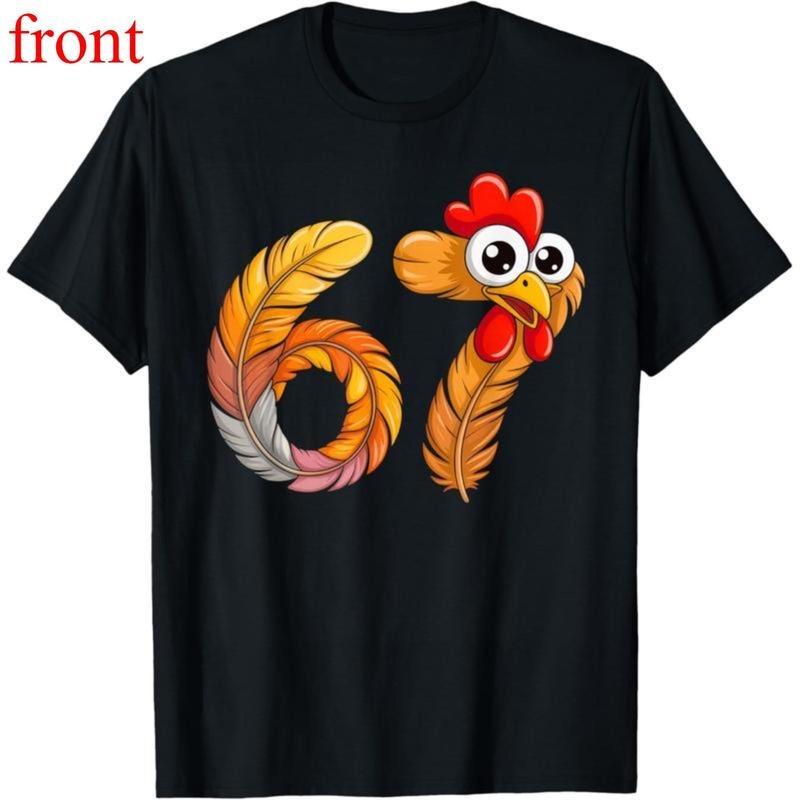 Turkey 67 Funny Thanksgiving Celebration Made USA - Adult & Kids T-Shirts, Sweatshirts & Hoodies apparel design preview 1