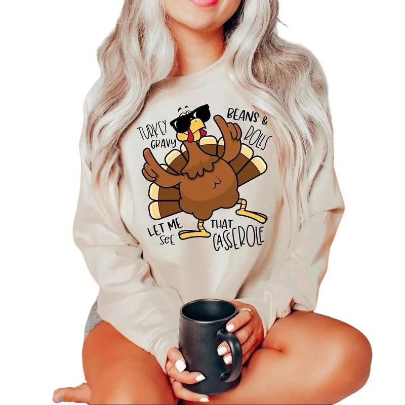 Turkey Gravy Beans Rolls Let Me See That Casserole - Adult & Kids T-Shirts, Sweatshirts & Hoodies apparel design preview 1