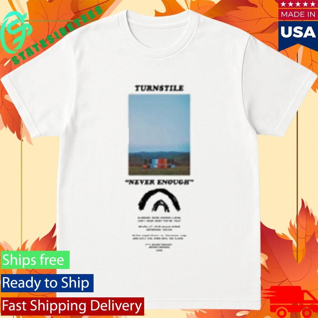 Turnstile Never Enough Stage Maroon - Adult & Kids T-Shirts, Sweatshirts & Hoodies apparel design preview 1
