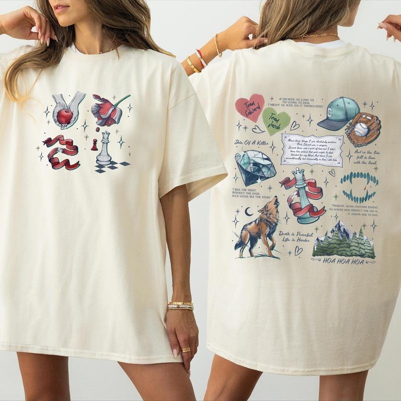 Twilight Inspired 2 Side Vampire Wolf Romance Saga - Adult & Kids T-Shirts, Sweatshirts & Hoodies apparel design preview 1