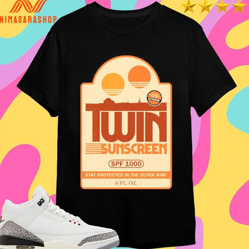 Twin Sunscreen SPF 1000 Stay Protected In The Outer - Adult & Kids T-Shirts, Sweatshirts & Hoodies apparel design preview 1