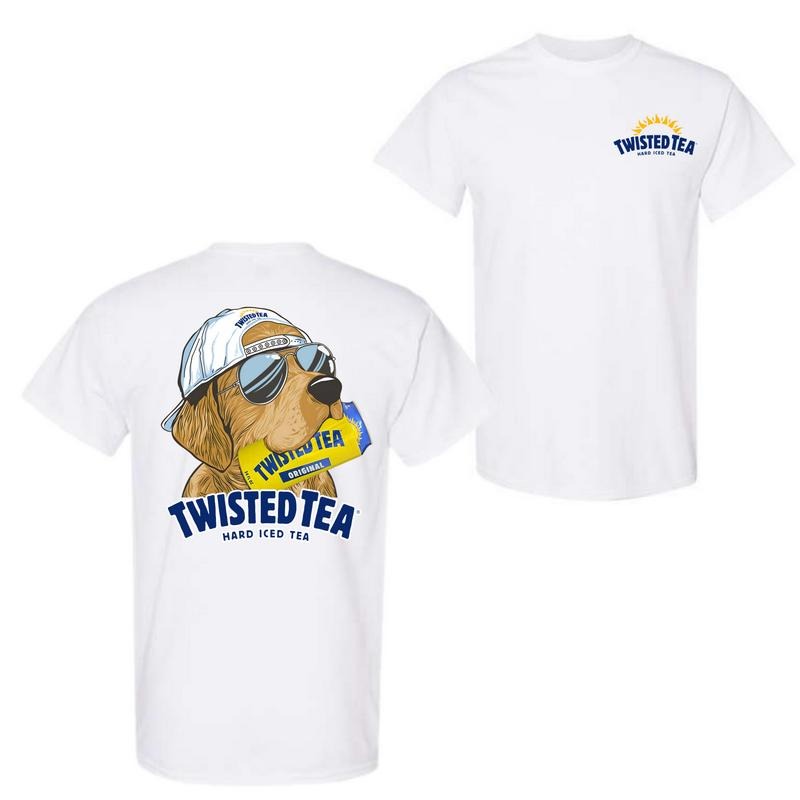 Twisted Tea Hunting Dog 2 Sided Outdoors Funny Beer - Adult & Kids T-Shirts, Sweatshirts & Hoodies apparel design preview 1