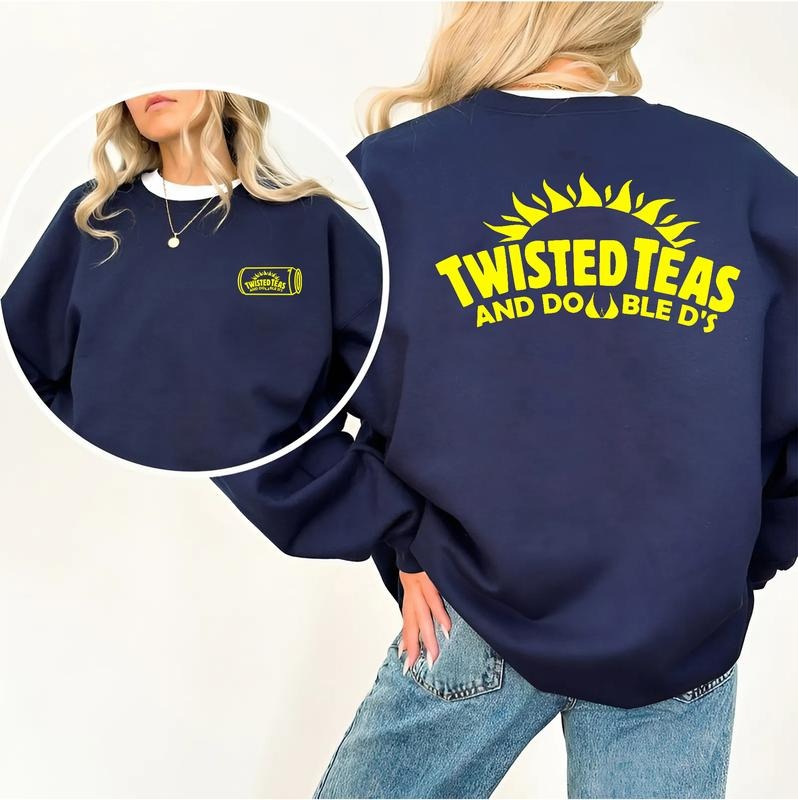 Twisted Teas Double D'S Funny 2 Sided Drinking Casual - Adult & Kids T-Shirts, Sweatshirts & Hoodies apparel design preview 1