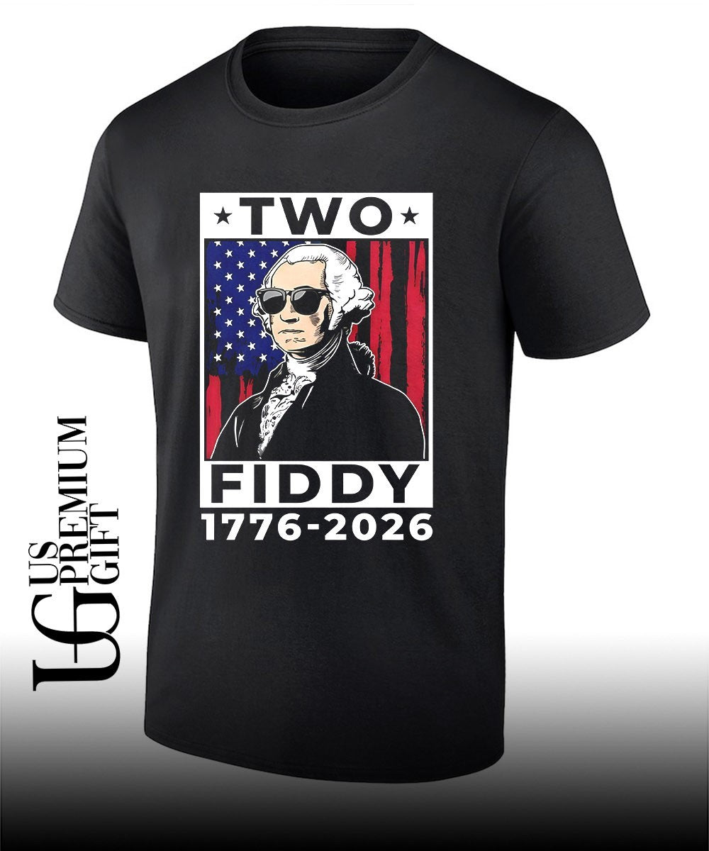 Two Fiddy Washington 1776-2026 - Adult & Kids T-Shirts, Sweatshirts & Hoodies apparel design preview 1