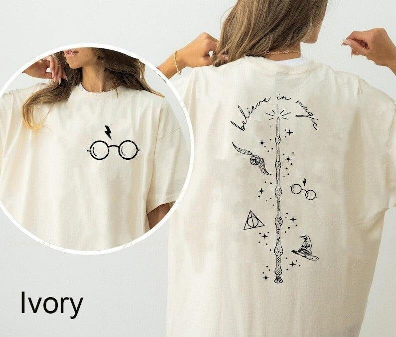 Two Sided Wizard Castle Book Comfort Colors Potter - Adult & Kids T-Shirts, Sweatshirts & Hoodies apparel design preview 1