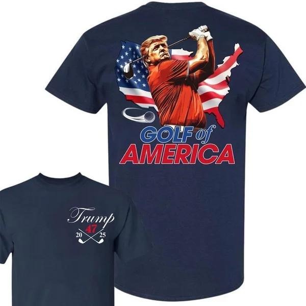 Two Sided 2025 Trump Master Tournament Augusta 91 - Adult & Kids T-Shirts, Sweatshirts & Hoodies apparel design preview 1