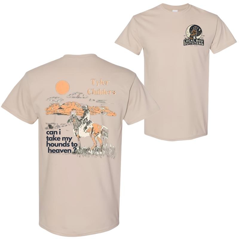 Tyler Childers Can I Take My Hounds Heaven? Double - Adult & Kids T-Shirts, Sweatshirts & Hoodies apparel design preview 1