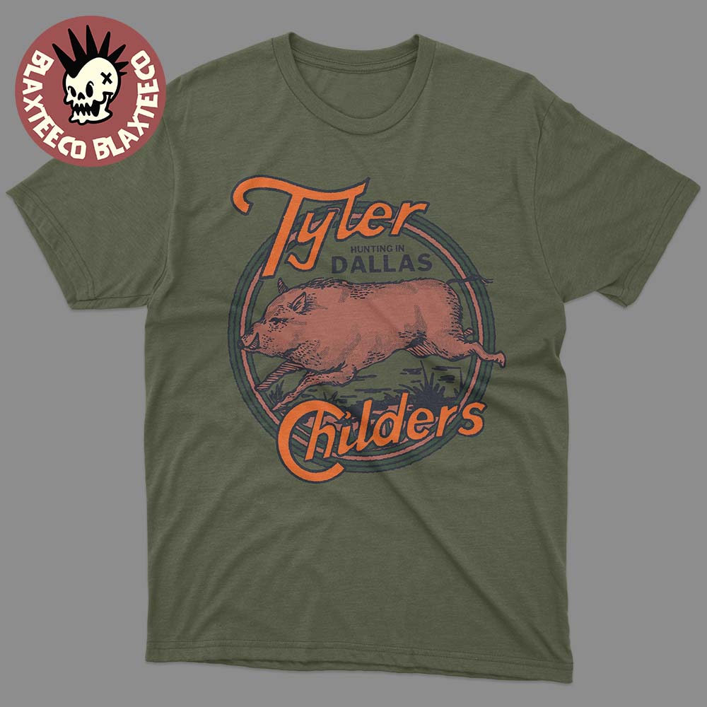 Tyler Childers Snipe Hunt 2026 Tour Merch Hunting In - Adult & Kids T-Shirts, Sweatshirts & Hoodies apparel design preview 1