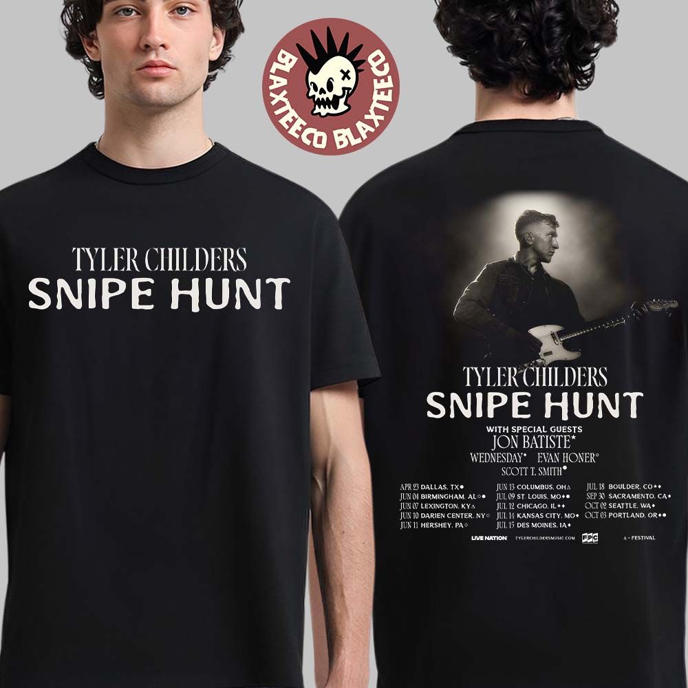 Tyler Childers Snipe Hunt 2026 Tour North America - Adult & Kids T-Shirts, Sweatshirts & Hoodies apparel design preview 1