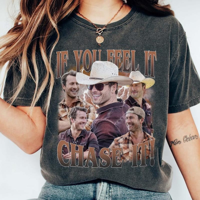 Tyler Owens Twisters If You Feel Chase Movie Vintage - Adult & Kids T-Shirts, Sweatshirts & Hoodies apparel design preview 1