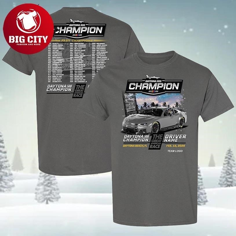 Tyler Reddick Checkered Flag Sports 2026 Daytona 500 - Adult & Kids T-Shirts, Sweatshirts & Hoodies apparel design preview 1