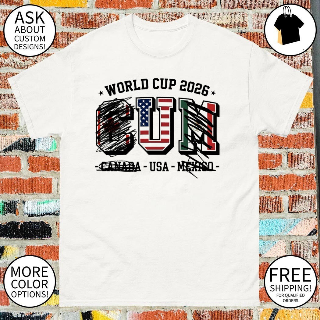 U World Cup 2026 Canada and Mexico eliminated CUM - Adult & Kids T-Shirts, Sweatshirts & Hoodies apparel design preview 1