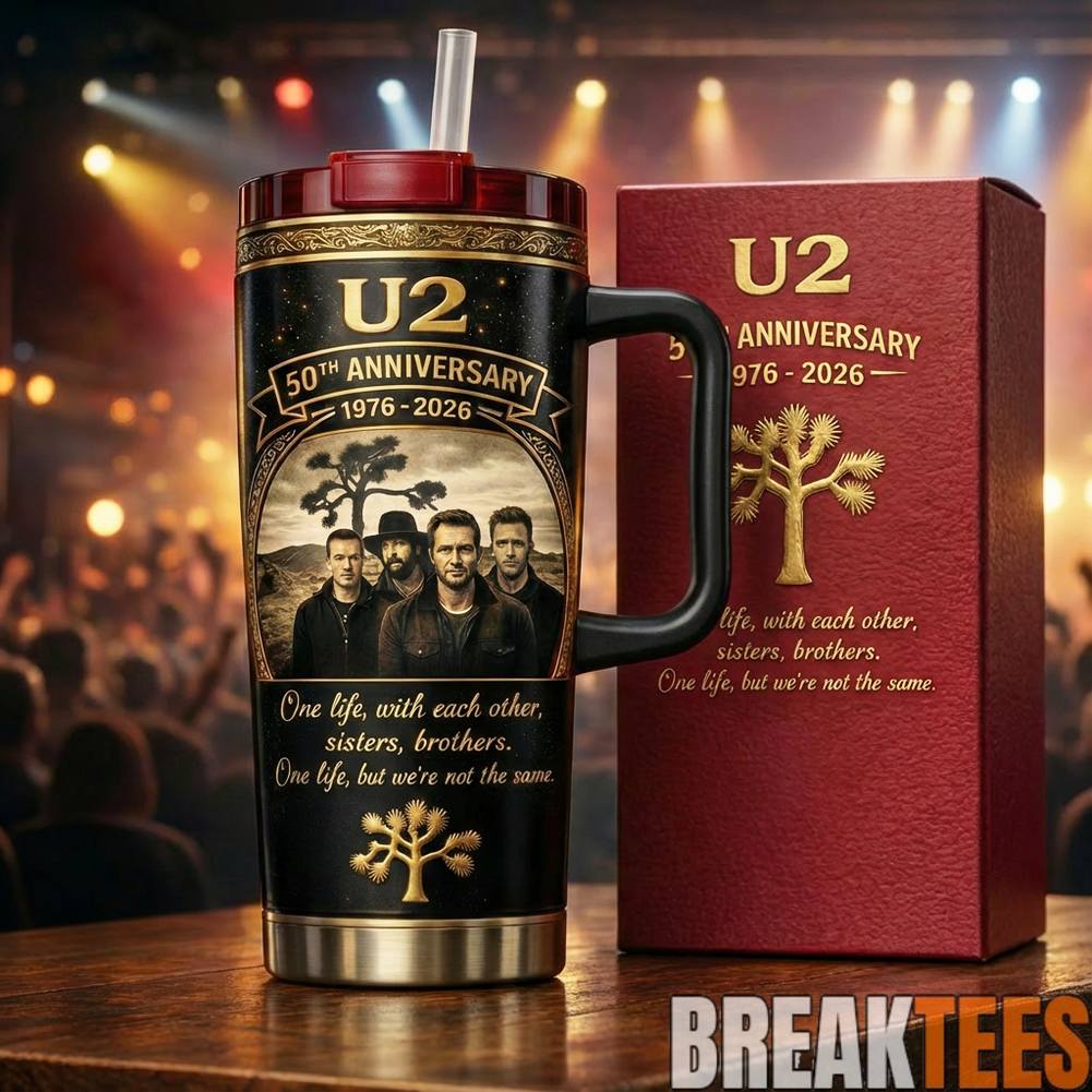 U2 Band The Joshua Tree 50th Anniversary YETI Tumbler - Adult & Kids T-Shirts, Sweatshirts & Hoodies apparel design preview 1