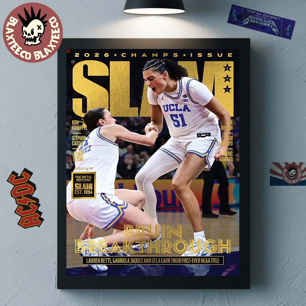 UCLA Bruins SLAM 261 Cover 2026 Women's Basketball - Adult & Kids T-Shirts, Sweatshirts & Hoodies apparel design preview 1