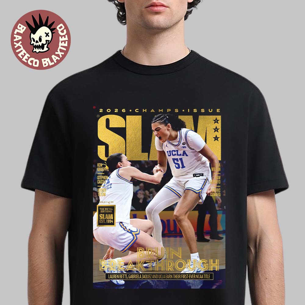 UCLA Bruins SLAM 261 Cover 2026 Women's Basketball - Adult & Kids T-Shirts, Sweatshirts & Hoodies apparel design preview 1