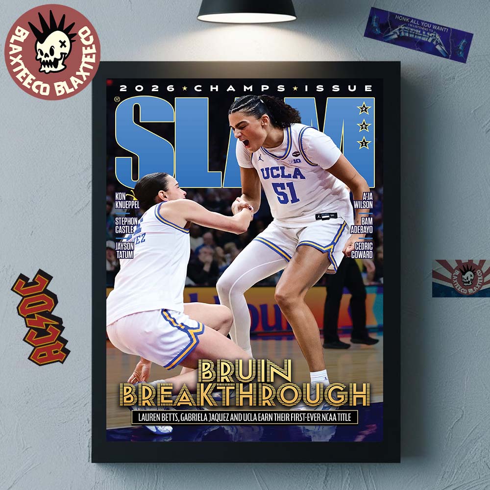 UCLA Bruins SLAM 261 Cover 2026 Women's Basketball - Adult & Kids T-Shirts, Sweatshirts & Hoodies apparel design preview 1