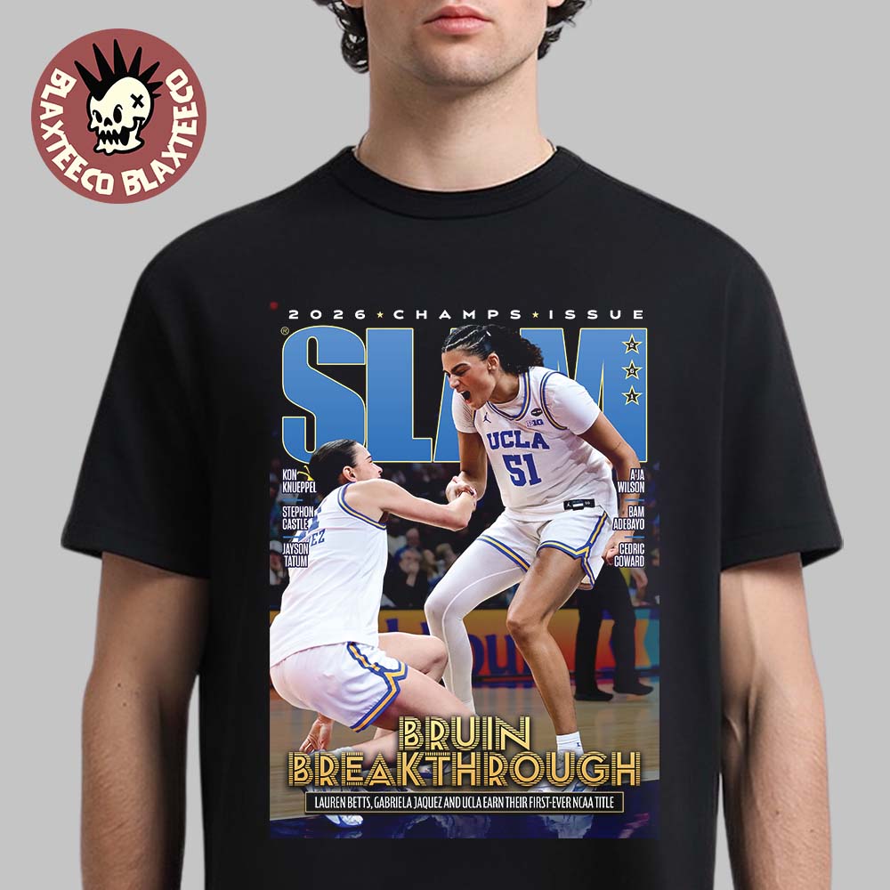 UCLA Bruins SLAM 261 Cover 2026 Women's Basketball - Adult & Kids T-Shirts, Sweatshirts & Hoodies apparel design preview 1