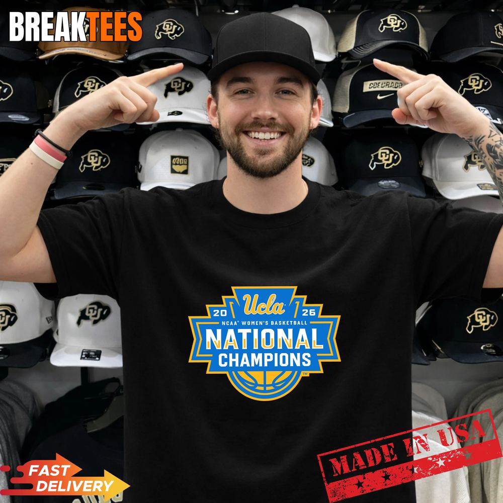 UCLA Bruins WBB 2026 National Champions Logo - Adult & Kids T-Shirts, Sweatshirts & Hoodies apparel design preview 1